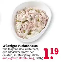 E-Center Würziger fleischsalat Angebot