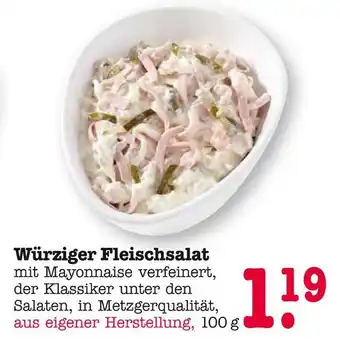 E-Center Würziger fleischsalat Angebot