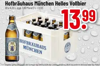 trinkgut Hofbräuhaus münchen helles vollbier Angebot