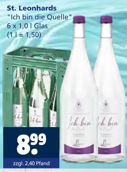 Getränkewelt St. leonhards ich bin die quelle Angebot