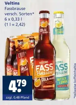 Getränkewelt Veltins fassbrause Angebot