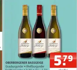 Getränke Oase Oberbergener bassgeige grauburgunder Angebot