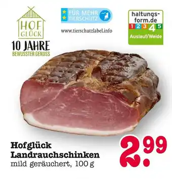 E-Center Hofglück landrauchschinken Angebot