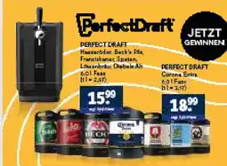 Getränkewelt Perfect draft hausmarke, beck's pils, franziskaner, spaten, löwenbräu, diebels alt Angebot