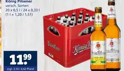 Getränkewelt König pilsener Angebot