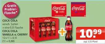 Getränke Oase Coca cola vanilla Angebot