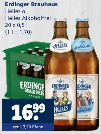 Getränkewelt Erdinger brauhaus helles Angebot