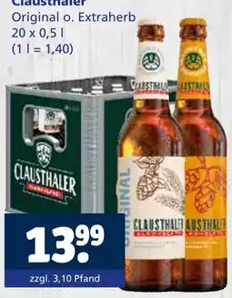 Getränkewelt Clausthaler original o. extraherb Angebot