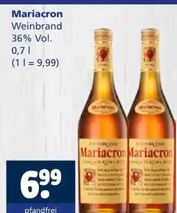 Getränkewelt Mariacron weinbrand Angebot