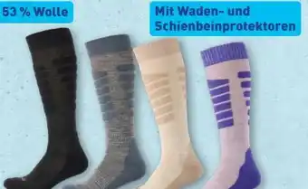 Aldi Nord Crane Damen Ski-Wollsocken Angebot