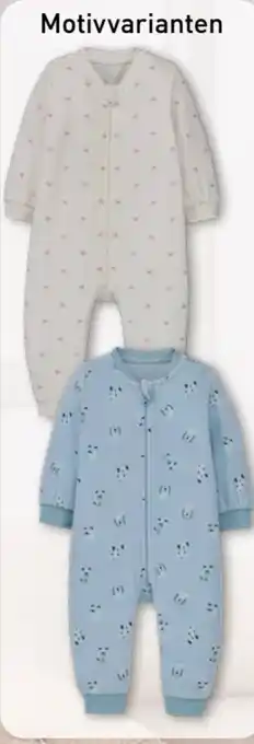 Aldi Nord Lily & Dan Baby-Velours-Schlafanzug Angebot
