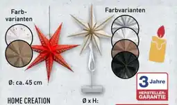 Aldi Nord Home Creation LED-Papier-Weihnachtsstern Angebot