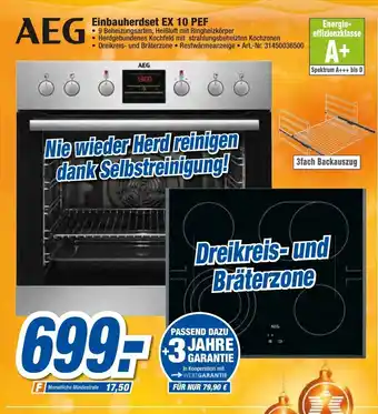 expert Techno Land AEG Einbauherdset | EX10PEF Angebot