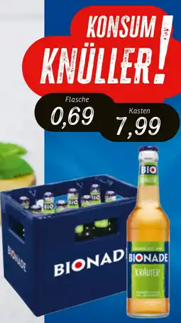 KONSUM Bionade Bio Limonade Angebot