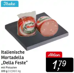KONSUM Italienische Mortadella ,,Della Feste" Angebot