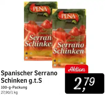 KONSUM Spanischer Serrano Schinken g.t.S Angebot