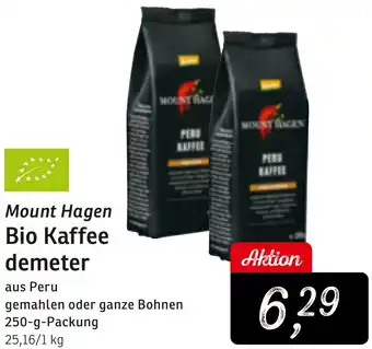KONSUM Bio Kaffee demeter Angebot