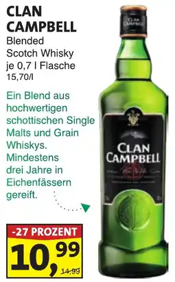 Lösch Depot CLAN CAMPBELL Blended Scotch Whisky Angebot