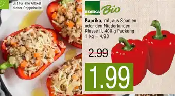 Marktkauf Edeka Bio Paprika Angebot