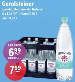 Getränke Hoffmann Gerolsteiner Sprudel, Medium oder Naturell Angebot