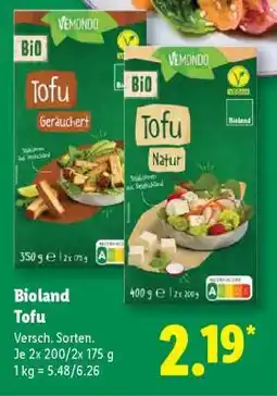 Lidl Bioland Tofu Angebot