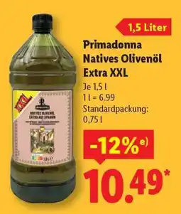 Lidl Primadonna Natives Olivenöl Extra XXL Angebot