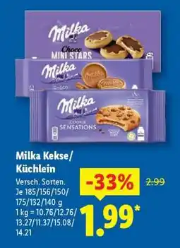 Lidl Milka Kekse / Küchlein Angebot