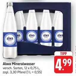 Edeka Alwa Mineralwasser Angebot