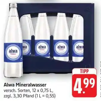 Edeka Alwa Mineralwasser Angebot
