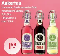 Getränke Hoffmann Ankertau Limonade, Fassbrause oder Cola Angebot