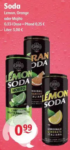 Getränke Hoffmann Soda Lemon, Orange oder Mojito Angebot