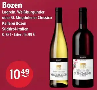 Getränke Hoffmann Bozen Lagrein, Weißburgunder oder St. Magdalener Classico Angebot