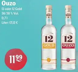 Getränke Hoffmann Ouzo 12 oder 12 Gold Angebot