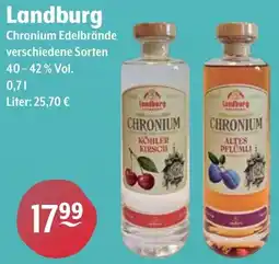 Getränke Hoffmann Landburg Chronium Edelbrände Angebot