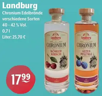 Getränke Hoffmann Landburg Chronium Edelbrände Angebot