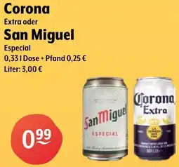 Getränke Hoffmann Corona Extra oder San Miguel Especial Angebot