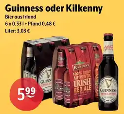 Getränke Hoffmann Guinness oder Kilkenny Bier aus Irland Angebot