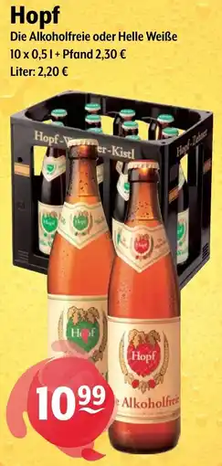 Getränke Hoffmann Hopf Die Alkoholfreie oder Helle Weiße Angebot