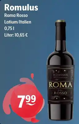 Getränke Hoffmann Romulus Roma Rosso Angebot