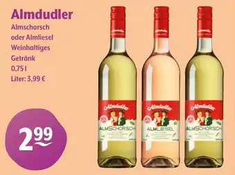 Getränke Hoffmann Almdudler Almschorsch oder Almliesel Angebot