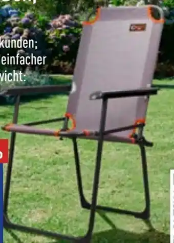 Aldi Nord Campingstuhl Ben Angebot