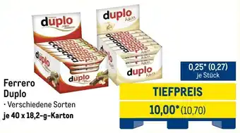 METRO Ferrero Duplo Angebot