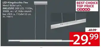 Zurbrüggen Led-hängeleuchte fine Angebot