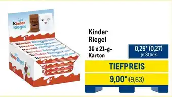 METRO Kinder Riegel Angebot