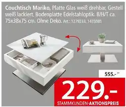 Zurbrüggen Couchtisch mariko Angebot