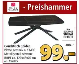 Zurbrüggen Stylife couchtisch spider Angebot