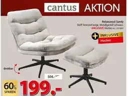 Zurbrüggen Cantus relaxsessel sandy Angebot