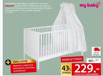 Zurbrüggen My baby lou komplettbett sweet heart Angebot
