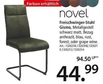 Zurbrüggen Novel freischwinger-stuhl gismo Angebot
