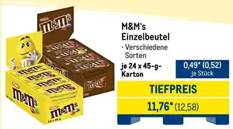 METRO M&M's Einzelbeutel Angebot
